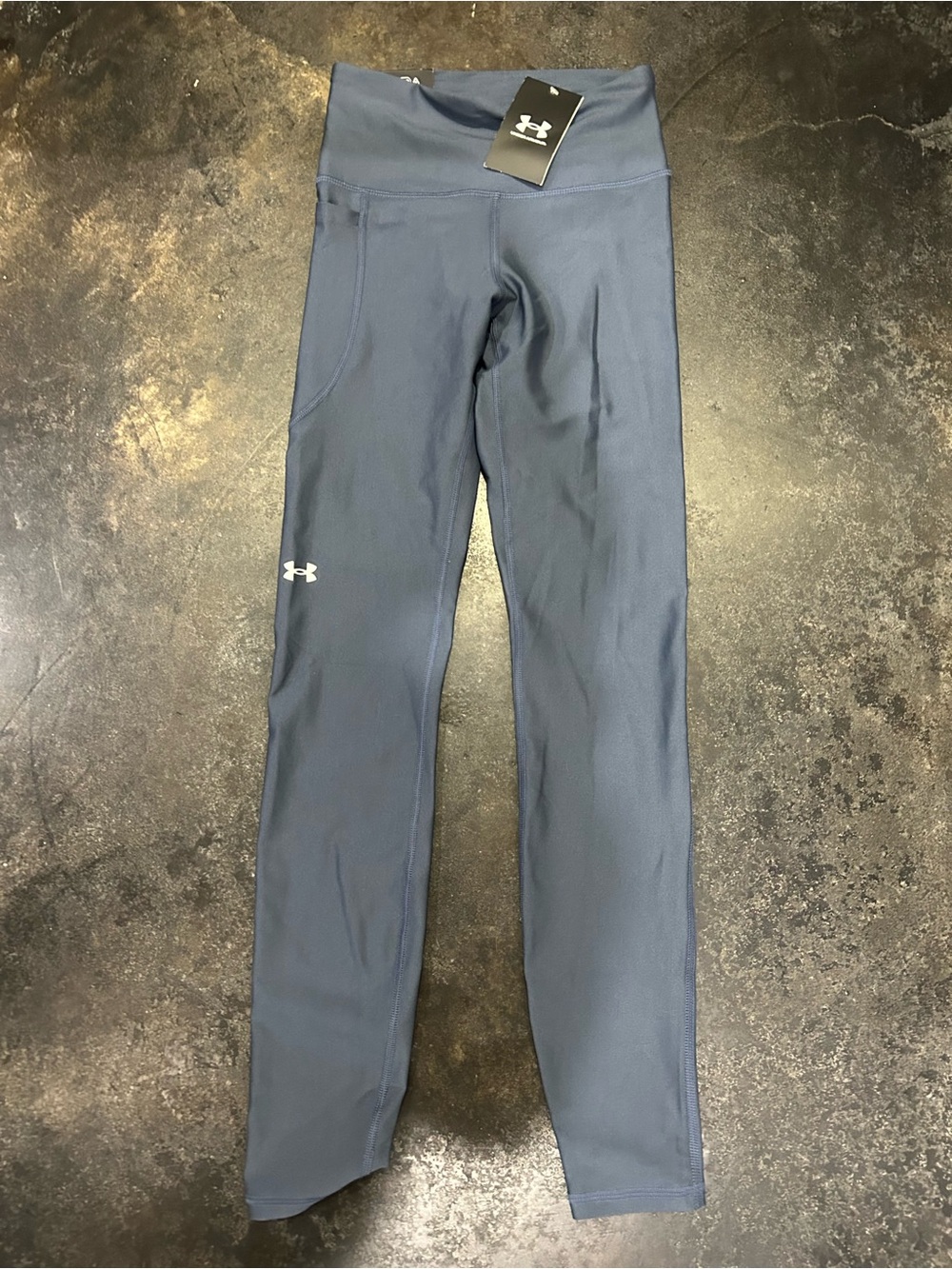 Under Armour Women's Gray Blue High-Waisted Leggings